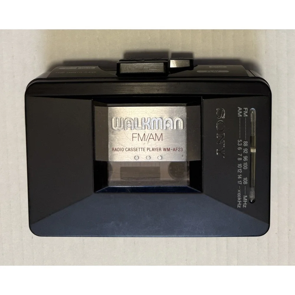 SONY WALKMAN WM-AF23 FM/AM Vintage‎ Cassette Player - Radio & Cassette Work!
